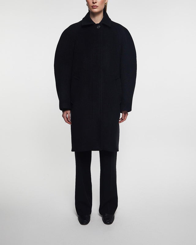 Filippa K Coat Cocoon Black 36