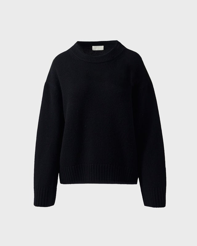 Wakakuu Icons Sweater Cashmere Wool R-neck Black S