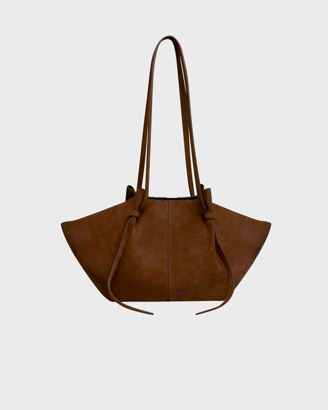 YUZEFI Mochi Suede Bag  Chocolate ONESIZE