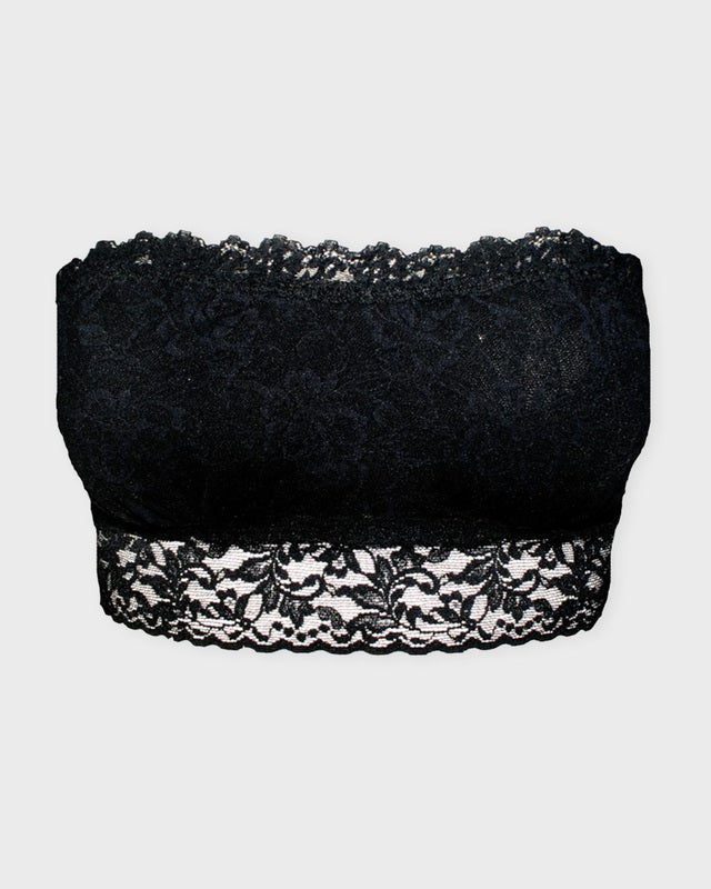 Hanky Panky Bra Signature Lace Unlined Bandeau Black M