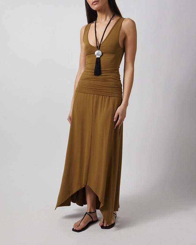 Wakakuu Icons Skirt Modal Maia Toffee M