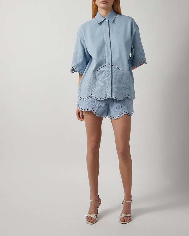 Zimmermann Shirt Daylight Denim Light blue 2 (M-L)
