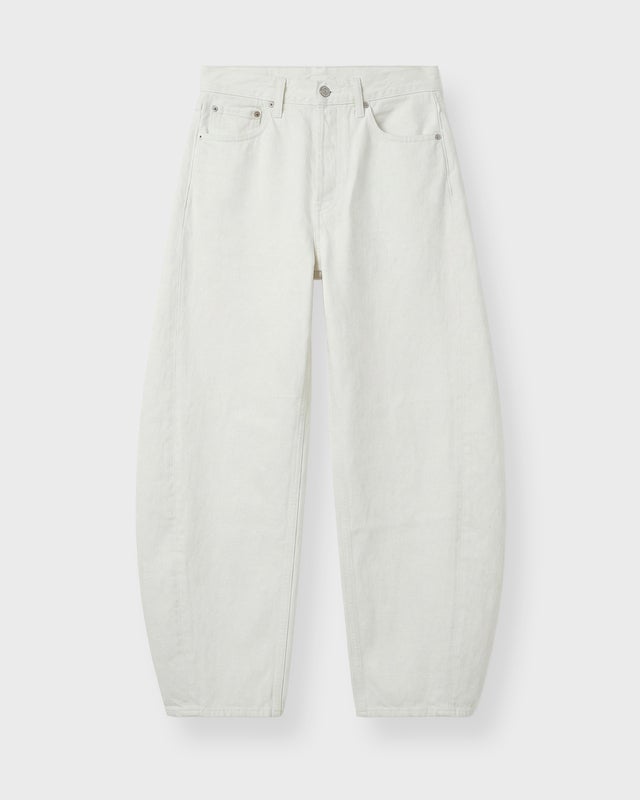 AGOLDE Jeans Luna Pieced H/R CRV Taper Chalk 30