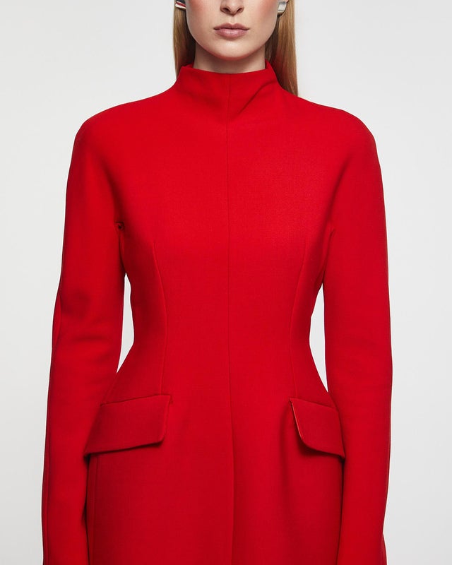 Sportmax Dress Tefrite Mini Red IT 46 (EUR 40)