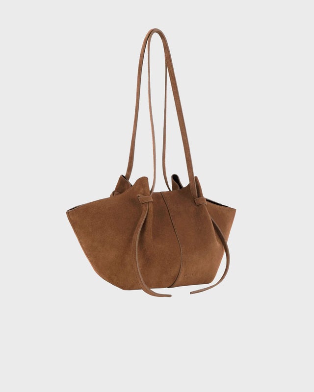 YUZEFI Mochi Suede Bag Cognac ONESIZE