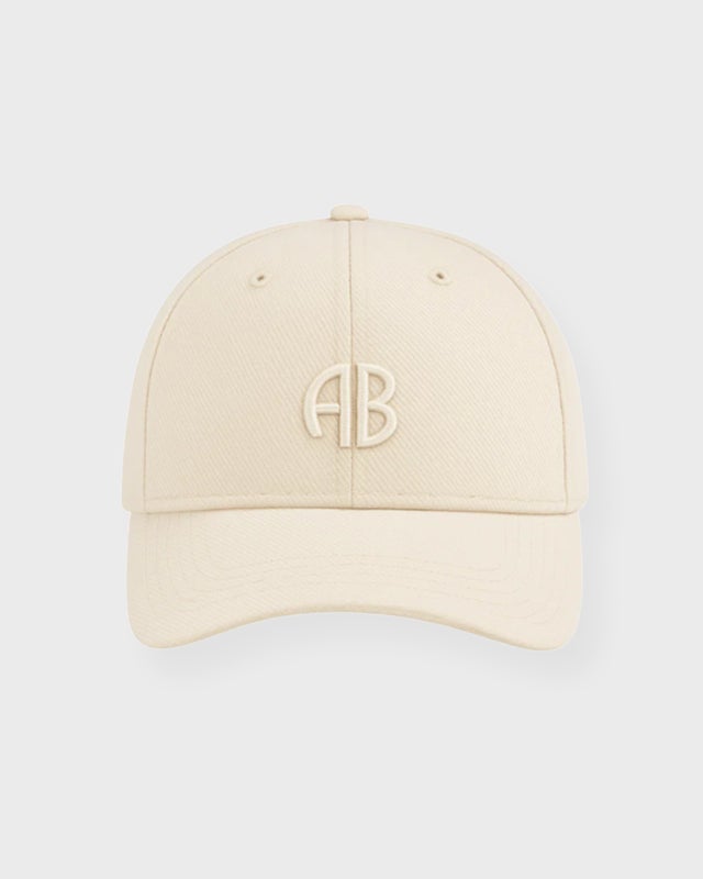 Anine Bing Cap Jermey Baseball  Beige ONESIZE