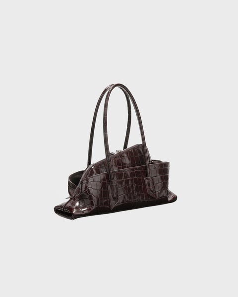 La Passeggiata Small' Top Handle brun 1 2