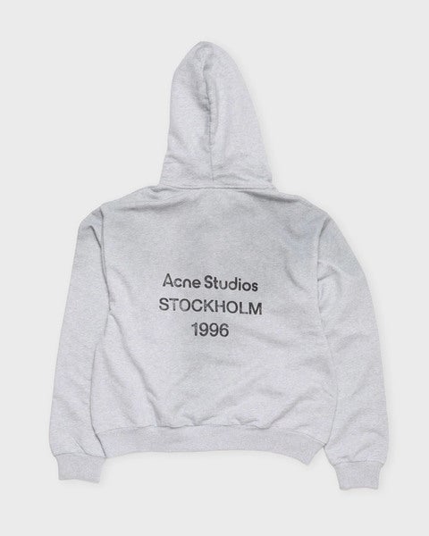 Acne Studios Logo Hoodie Light grey 1