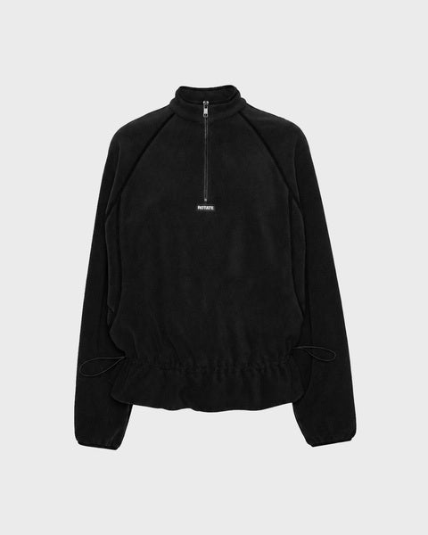 Jacket Fleece Half Zip Black 1