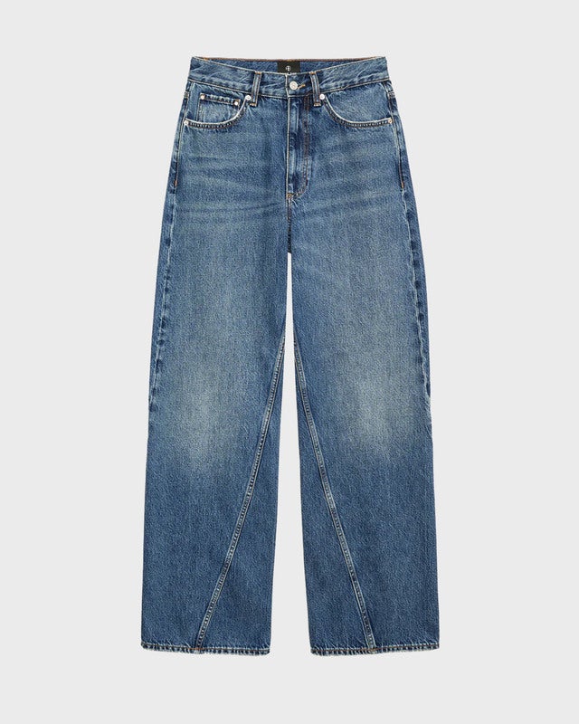 Anine Bing Jeans Brie Cabana Blue 28