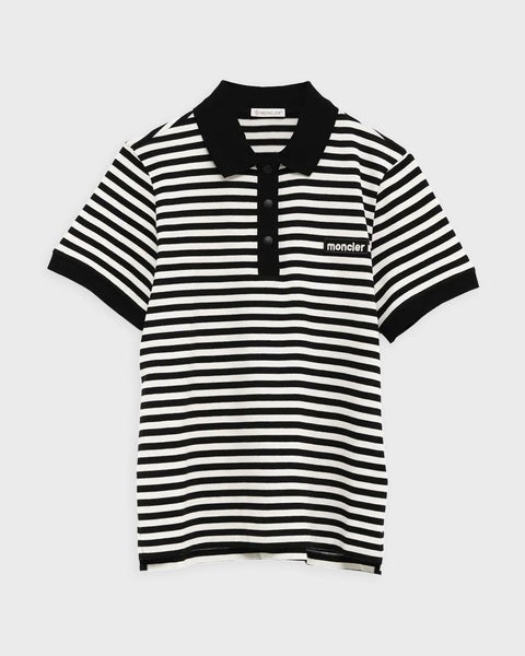 Topp Striped Polo Shirt Vit 1