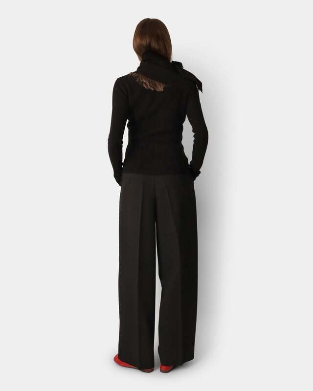 LEONI Cardigan Rooni Shawl Black 42