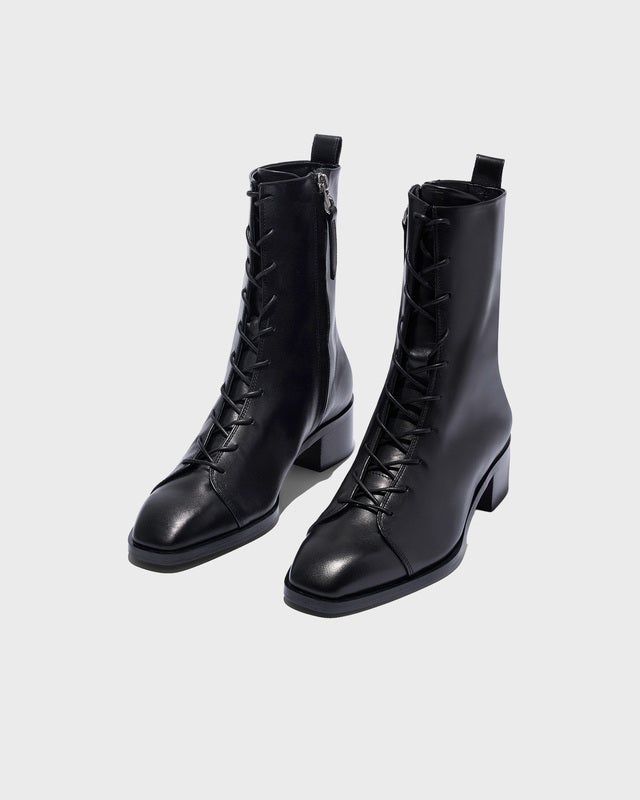 Aeyde Ankle Boot Noel Calf Leather Black EUR 40
