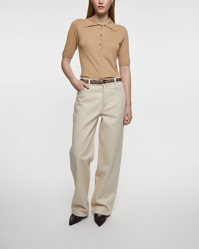 By Malene Birger Blouse Dotta Sand XL