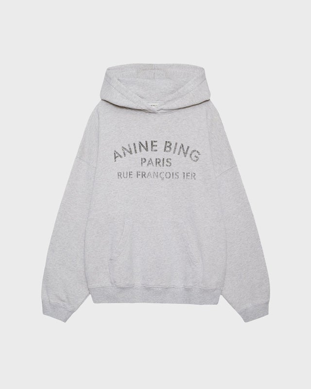 Anine Bing Sweatshirt Harvey Paris Stencil Grey L
