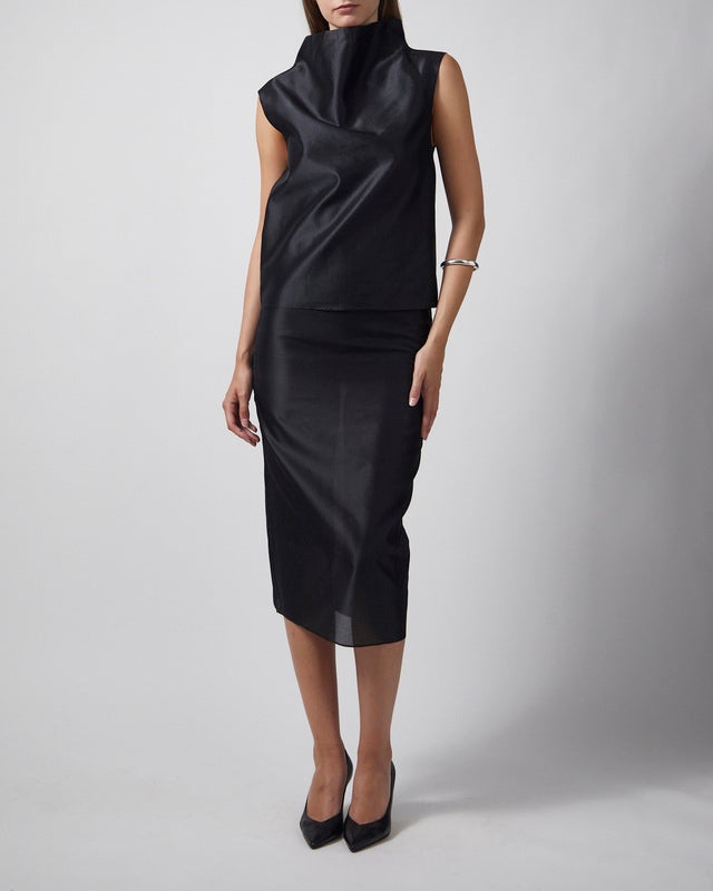 Almada Skirt Kiana Organza Black L