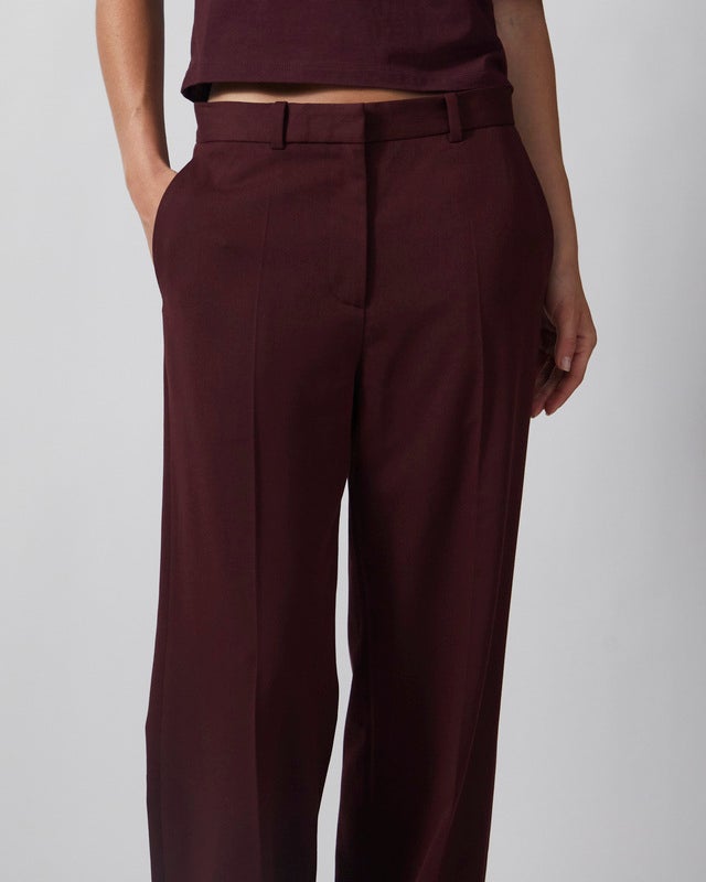 Wakakuu Icons Trousers Cabo Flap Burgundy L