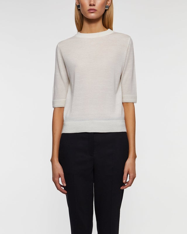 Wakakuu Icons T-Shirt London Merino Wool Creme M