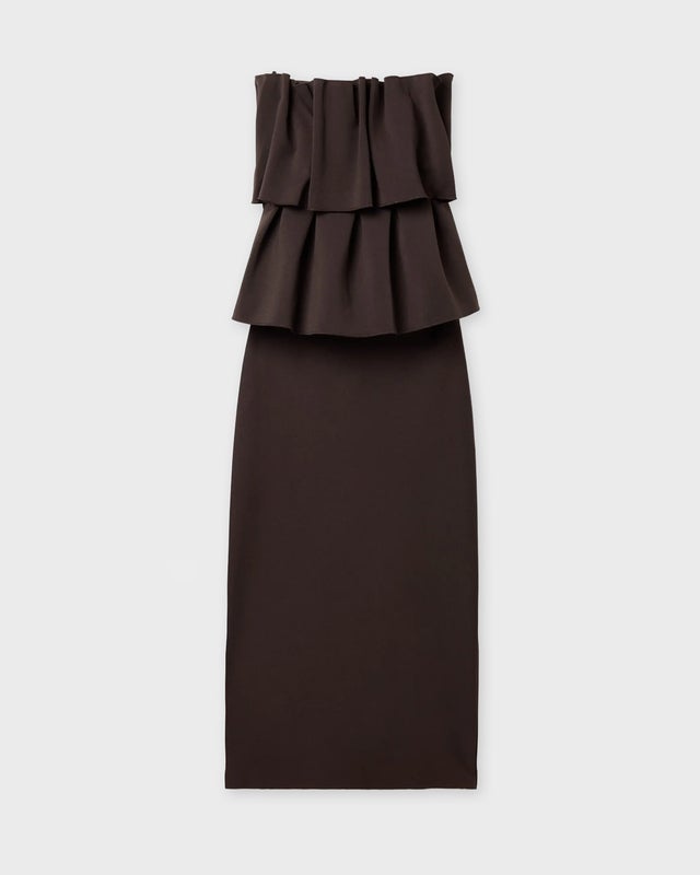 Dagmar Dress Sculpted Slim Chocolate 40