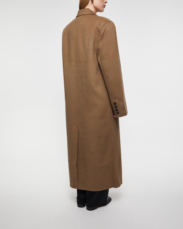 Almada Label  Coat Deja Double-Breasted Tan M