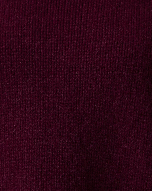 Soft Goat Turtleneck Girlfriend Bordeaux XS