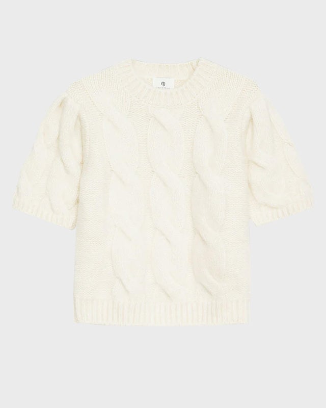 Anine Bing Sweater Brittany Ivory M