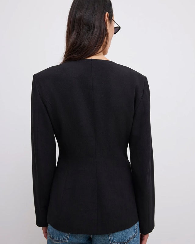 Dagmar Dinner Jacket Curved Front Black 42