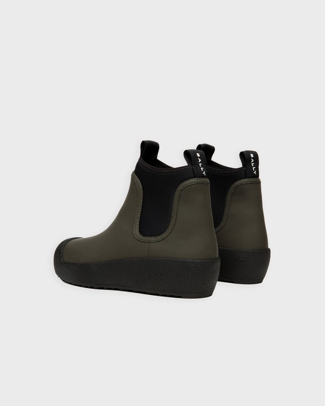 Bally Boots Gadey Calf Rubber Grå/svart EUR 37