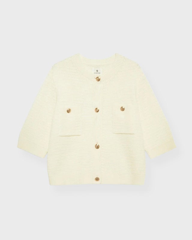 Anine Bing Cardigan Christa Ivory XS