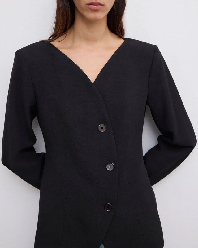 Dagmar Dinner Jacket Curved Front Black 42