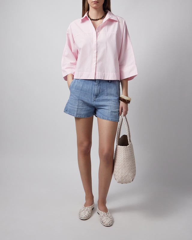 7 For All Mankind Shorts Iris  Light blue wash 27