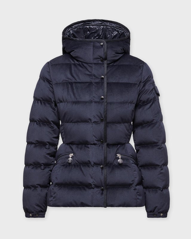 Moncler Jacket Barante Blue MONCLER 0 (XS)