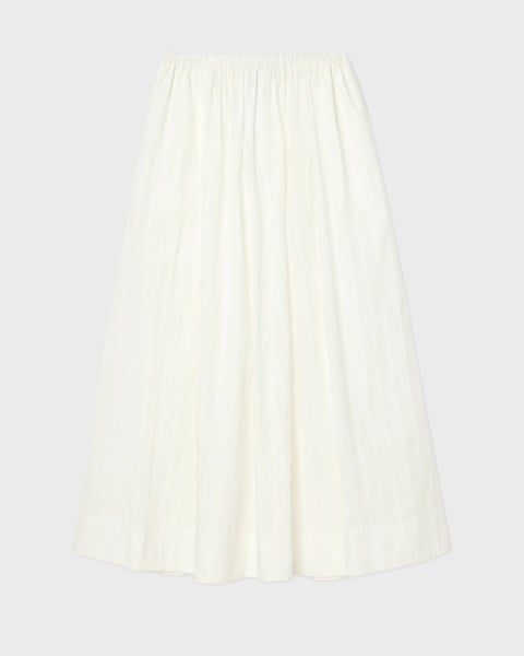 Kjol Cotton Maxi Vit 1