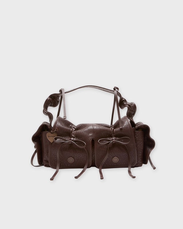 Acne Studios Bag Multipocket Big Grainy Brown ONESIZE