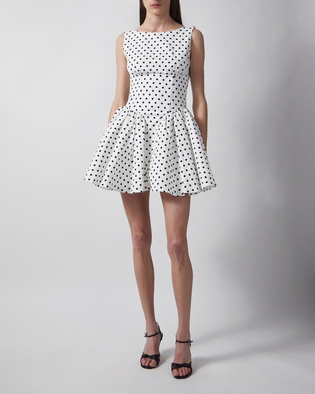 CLOEYS Dress Polka Dot Black/White XS