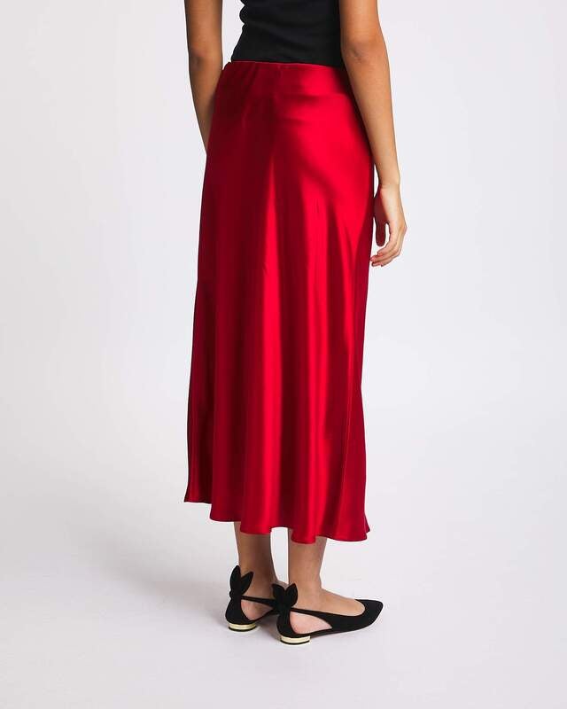 By Malene Birger Skirt Boshan Dark red 38