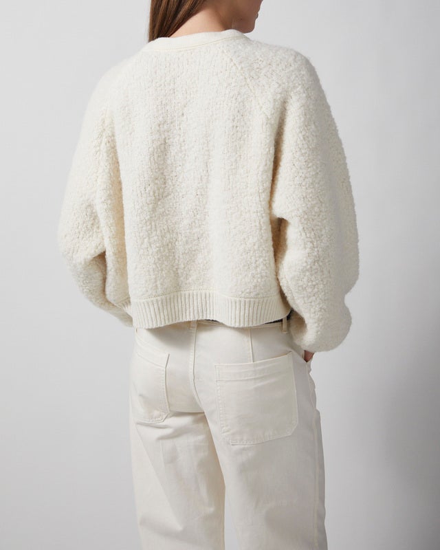 Wakakuu Icons Cardigan Boucle Cream XS-S