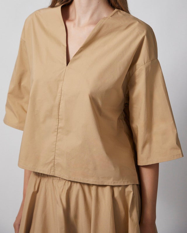 ONE and OTHER Top Mariell Camel XS