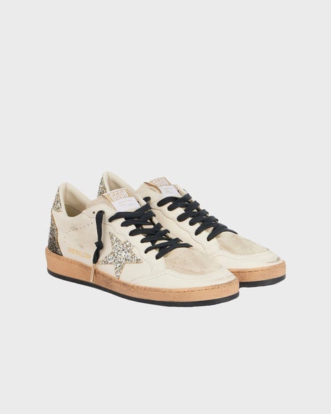 Sneakers Ball Star leather Vit/grå 2