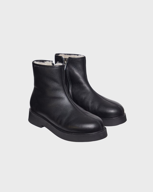 Wakakuu Icons Boots Cambridge Lamb Fur Black EUR 37