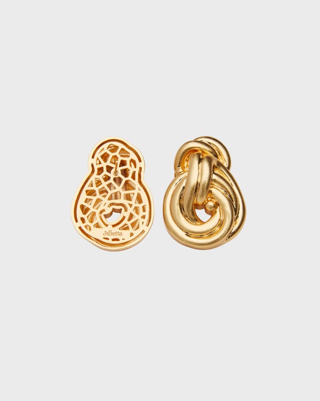 Julietta Earrings Knot Gold ONESIZE