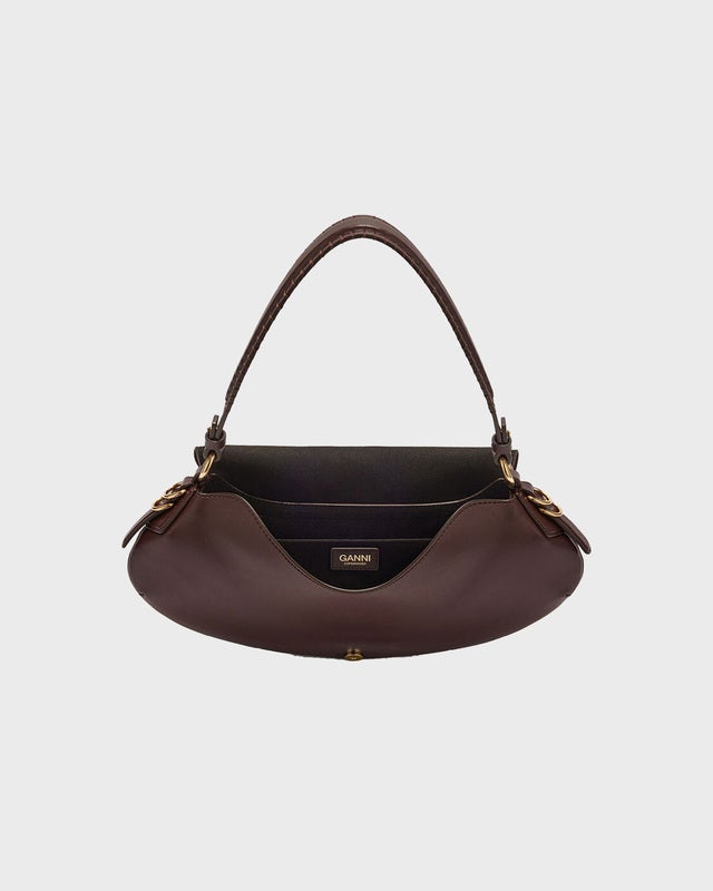 Ganni Shoulder bag B-Kat Brown ONESIZE