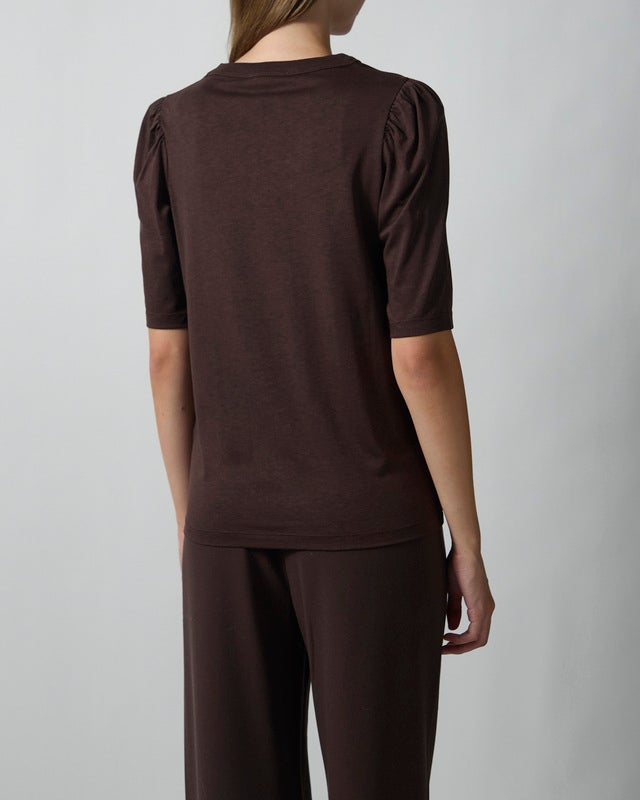 Rodebjer T-shirt Dory Dark brown L
