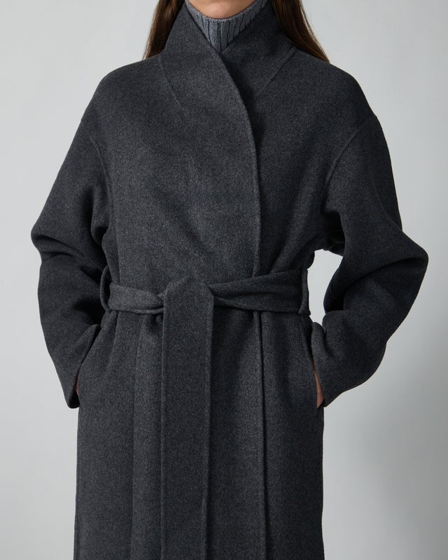 Almada Coat Mara Doublé Dark Grey XS