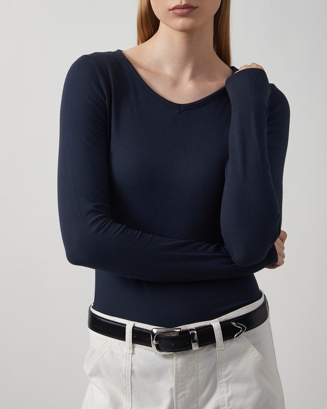 Wakakuu Icons Top Zoe Modal  Navy XL