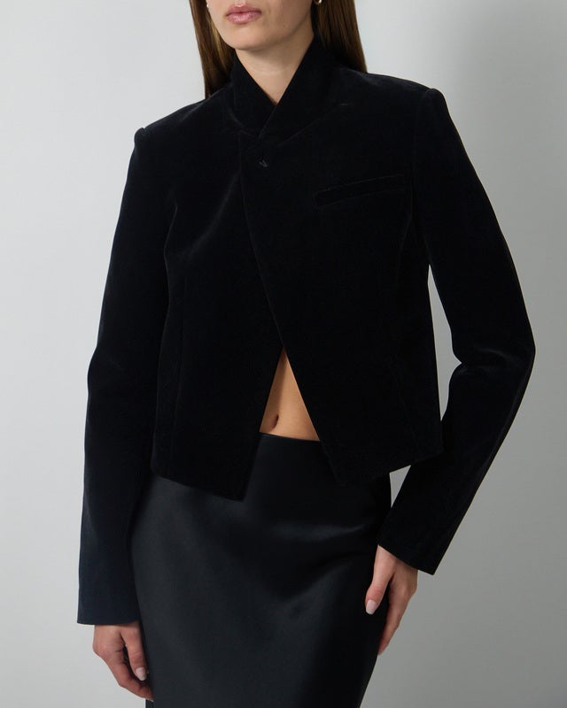 Wakakuu Icons Blazer Turn Velvet Black XL