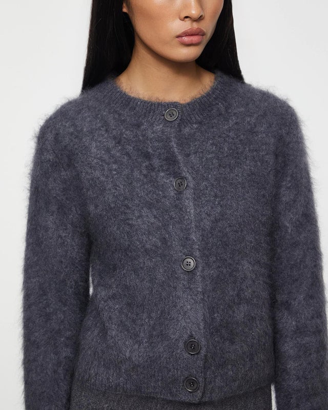 LISA YANG Cardigan Azalea Cashmere Grey 1 (S-M)