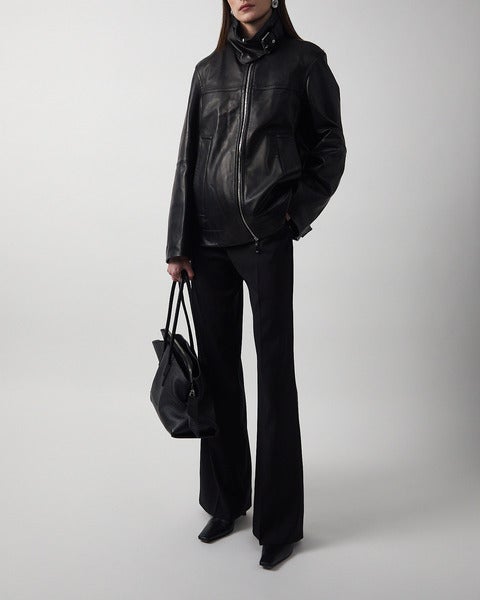 Jacket Leather Spxciocca Black 2