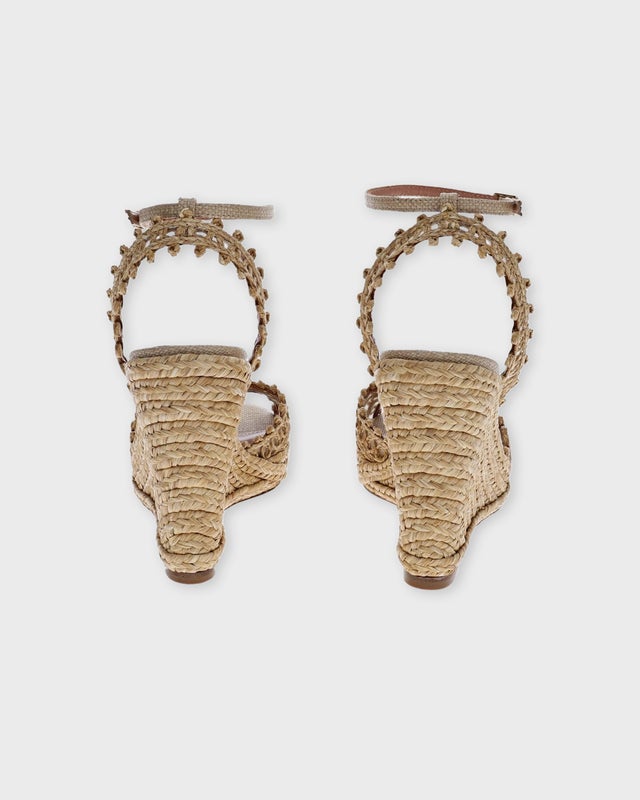 Aquazzura Kilklackar Kahlo Espadrille Sand EUR 38