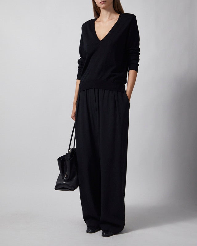 Jil Sander Pants 122 AW 39 Black IT 40 (EUR 36)